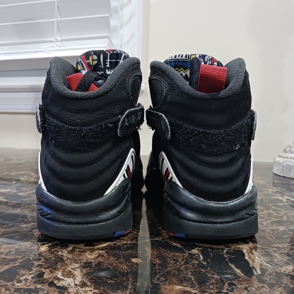 ⚫️  Jordan 8 Retro Playoffs Streetwear/Basketball Shoes Size 4 Youth/5.5 Wom… - Picture 5 of 11